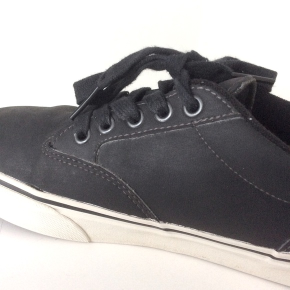 Vans Men’s Black Lace Up Board Shoes Sz 7 - Picture 3 of 12